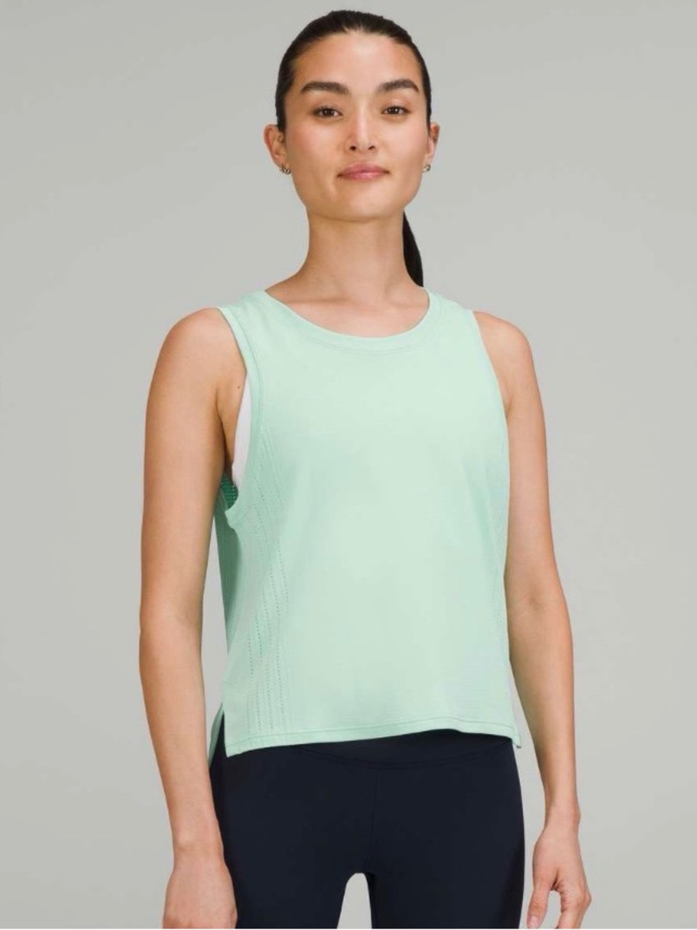 Lululemon Train to Be Tank Top, Wild Mint Green, Size 12